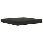 vidaXL Coussin de canapé d'extérieur Noir 80 x 80 x 8 cm Polyester