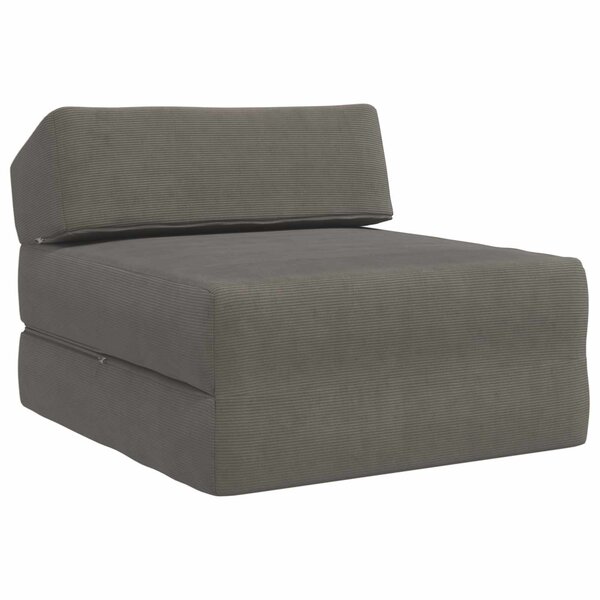 vidaXL Canapé-lit pliable Gris clair 60 x 70 x 41 cm Tissu