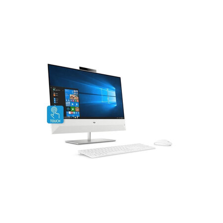 Hp pc all-in-one 24-xa0119nf - 24fhd - i5-9400t - ram 8go - stockage 128go ssd + 2to hdd - windows 10