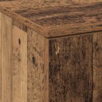 vidaXL Highboard Bois Ancien 60 x 35 x 180 cm Bois d'ingénierie