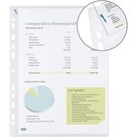 Bloc Détachable de 60 Pochettes Perforées Quick'In PP 5/100 Cristal OXFORD