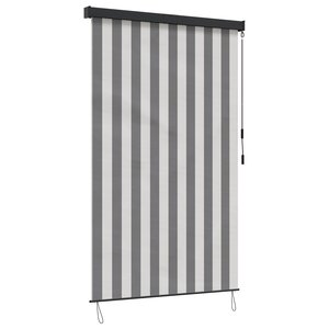 vidaXL Store enrouleur Anthracite et blanc 60 x 250 cm