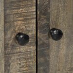 vidaXL Buffet 60x33x100 cm bois de manguier massif