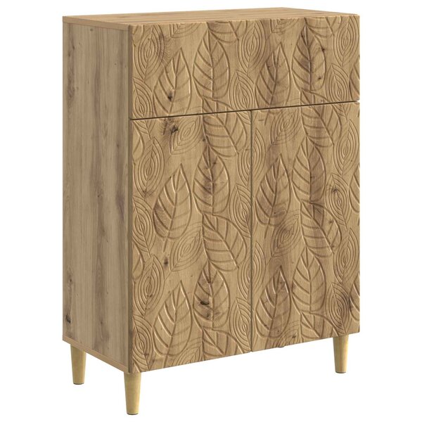 vidaXL Buffet Chêne artisanal 66 x 34 5 x 90 cm Bois d'ingénierie