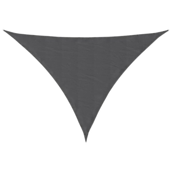 vidaXL Voile de parasol tissu oxford triangulaire 3x3x4 24m anthracite