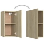 vidaXL Meubles TV 2 Pièces Chêne sonoma 30 5x30x60 cm Bois d’ingénierie