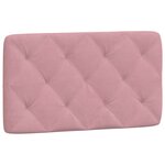 vidaXL Cadre de lit sans matelas rose 90x190 cm velours