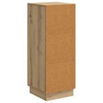 vidaXL Buffet Chêne artisanal 33 x 34 5 x 87 cm Bois d'ingénierie