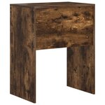 vidaXL Bureau d'écriture Chêne fumé Bois d'ingénierie 60 x 40 x 76 cm