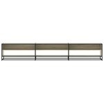 vidaXL Meuble TV chêne sonoma 270x40x46 cm bois d'ingénierie