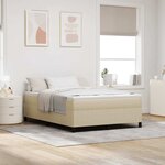 vidaXL Cadre de Lit Vert Clair Gris 160x200 cm Tissu Velours Côtelé