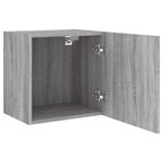 vidaXL Meubles TV muraux 2Pièces sonoma gris 40 5x30x40cm bois ingénierie