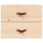 vidaXL Table de chevet murale 50x36x40 cm