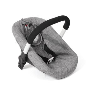 Bayer Chic 2000 712-76 - Siège auto pour poupée avec adaptateur Jeans gris