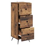 vidaXL Armoire à tiroirs Bois ancien 33 x 34 5 x 90 cm
