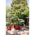 Pot de fleurs Amiga Rond 40 - Rouge Ø 39 x hauteur 29 cm - Extérieur 100  recyclé