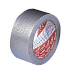 Extra Power Universal ruban adhésif, 48 mm x 50 m, tissu renforcé, argent (rouleau 50 mètres)