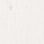 vidaXL Cadre de lit Blanc 90 x 210 cm Pin massif