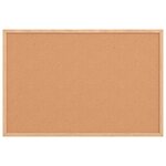 vidaXL Tableau en liège avec cadre en bois de pin massif 60 x 40 cm