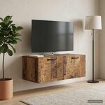 vidaXL Meuble TV mural Bois ancien 78 5 x 41 x 30 cm Bois d'ingénierie