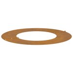 vidaXL adapté pour anneaux d'arbre plats 5 Pièces Marron Ø40 / 70 cm