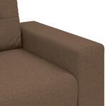vidaXL Ensemble de canapés 2 pièces avec coussins marron