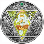 GNOME (Element Earth) Four Elementals 2 Once Argent Monnaie 2000 Francs Cameroon 2024