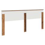vidaXL Tête de lit Bois Ancien 200 cm Bois d'ingénierie
