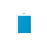 Paquet De 50 Chemises 2 Rabats Rock''s 210 - 24x32cm - Bleu - X 5 - Exacompta