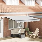 vidaXL Auvent avec Anthracite 3 x 2 5 m Métal