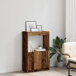 vidaXL Buffet haut vieux bois 63x33x100 cm bois d'ingénierie