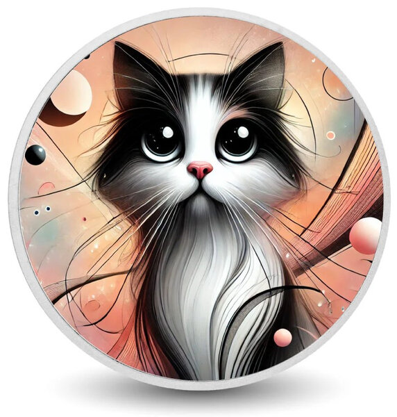 THE COSMIC KITTEN Stellar Stare 1 Once Argent Monnaie 5 Dollars Tokelau 2024