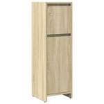 vidaXL Ensemble de meubles de salle de bain 3 Pièces chêne sonoma