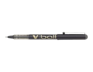 Stylo roller V Ball VB7 encre liquide Pointe métal Moyenne Noir PILOT