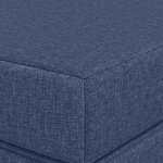 vidaXL Canapé-lit pliable 200 x 67 x 45 cm Bleu