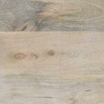 vidaXL Meuble TV Blanc 105 x 33 x 46 cm bois de manguier massif
