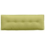 vidaXL Coussin de Dos Vert clair 140 x 19 x 50 cm tissu