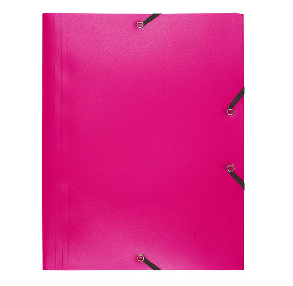 Chemise A4 3RAB+ELAST PP 24X32 FUCHSIA x 30 EXACOMPTA