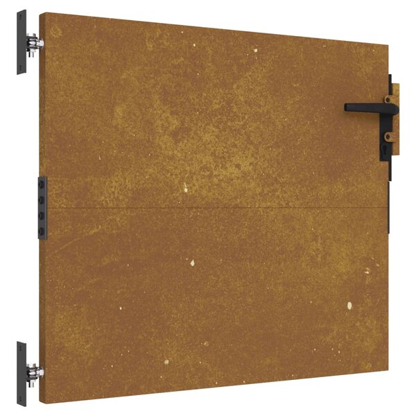 vidaXL Portail de jardin 85x75 cm acier corten