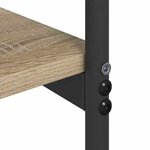 vidaXL Table console Chêne sonoma 101 x 35 x 80.5 cm Bois d'ingénierie