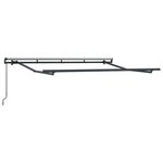 vidaXL Auvent Rétractable Rayure Multicolore 250 x 200 cm