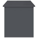 vidaXL Boîte de Rangement Extérieure Anthracite 100 x 50 5 x 50 cm