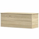 vidaXL Boîte de rangement chêne sonoma 90x35x35 cm bois d'ingénierie