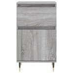 vidaXL Buffets 2 Pièces sonoma gris 40x35x70 cm bois d'ingénierie