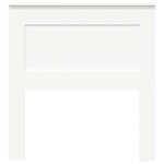vidaXL Tête de lit avec tête de lit Blanc 100 cm Bois d'ingénierie