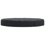 vidaXL Housse de Table Extérieure Noir 62 x 62 x 10 cm Tissu 210D