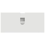 vidaXL Ensemble de mobilier de salle de bain avec tiroir 5 Pièces Blanc