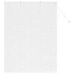 vidaXL Stores vénitiens Blanc 175 x 125 cm Aluminium