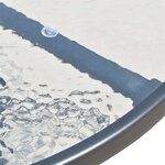 vidaXL Mobilier de salle à manger d'extérieur 5 Pièces Acier Noir