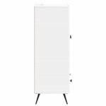 vidaXL Buffet Blanc brillant 66 x 34 5 x 95 cm Bois d'ingénierie